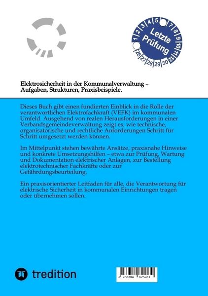 Produktbild: Die verantwortliche Elektrofachkraft in der Kommunalverwaltung