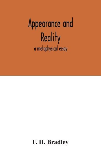 Produktbild: Appearance and reality