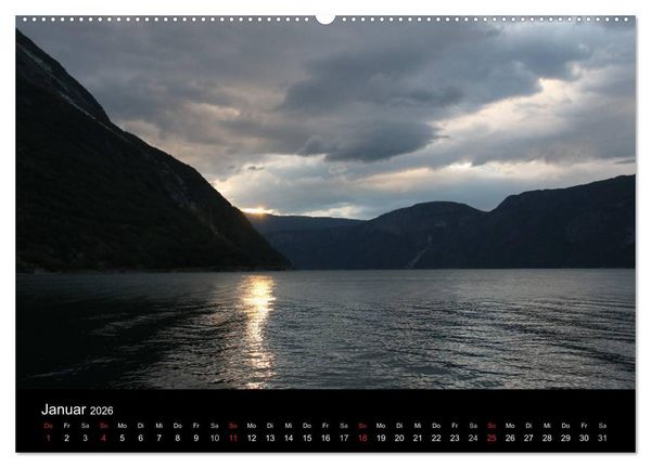 Produktbild: Norwegen - Der S&uuml;den (hochwertiger Premium Wandkalender 2026 DIN A2 quer), Kunstdruck in Hochglanz