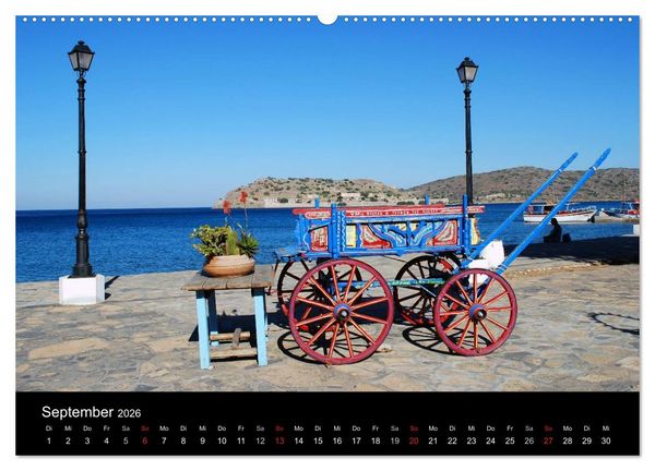 Produktbild: Griechenland - Insel Kreta (Wandkalender 2026 DIN A2 quer), CALVENDO Monatskalender