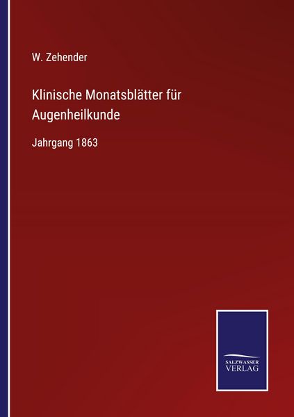 Produktbild: Klinische Monatsbl&auml;tter f&uuml;r Augenheilkunde