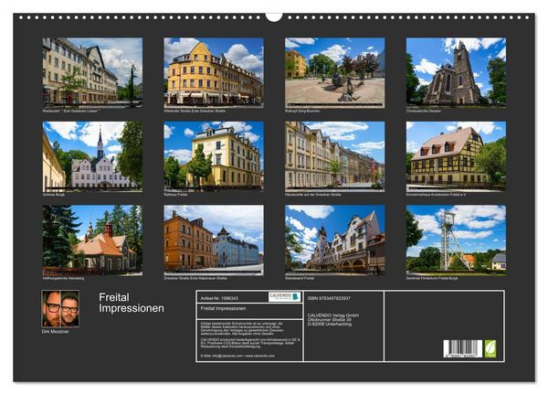 Produktbild: Freital Impressionen (Wandkalender 2026 DIN A2 quer), CALVENDO Monatskalender