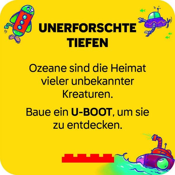 Produktbild: LEGO® - ReCreate Karten - Meer & Ozean, m. 1 Beilage