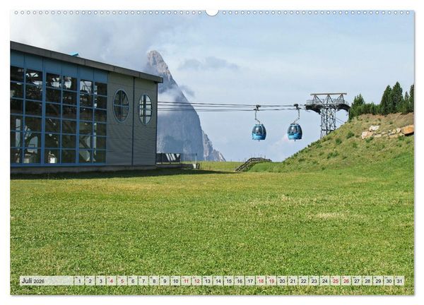 Produktbild: Bergbahnen in den Alpen (hochwertiger Premium Wandkalender 2026 DIN A2 quer), Kunstdruck in Hochglanz