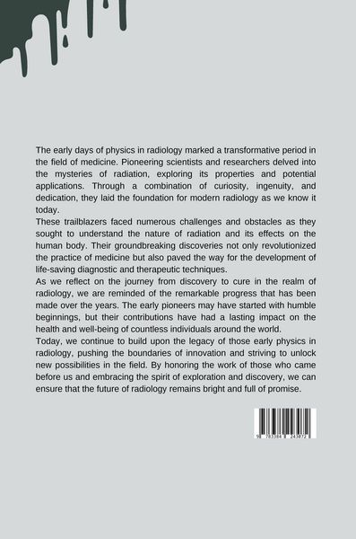 Produktbild: From Discovery to Cure: The Early Days of Physics in Radiology
