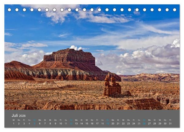 Produktbild: USA - Grandioser S&uuml;dwesten (Tischkalender 2026 DIN A5 quer), CALVENDO Monatskalender