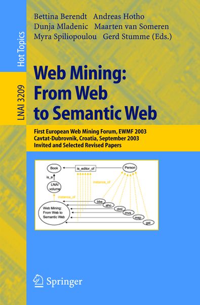 Produktbild: Web Mining: From Web to Semantic Web