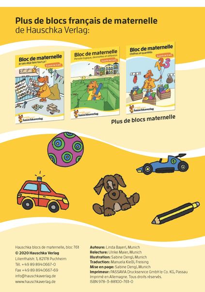 Bloc de maternelle à partir de 4 ans - Cahier d'activités pour les enfants 4 ans - Activités et Jeux educatifs maternelle