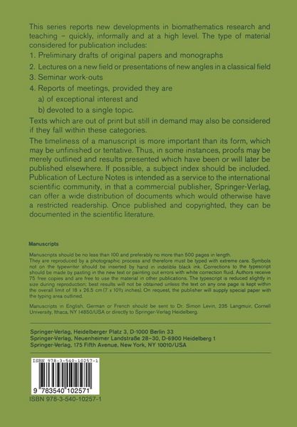 Produktbild: Biological Growth and Spread
