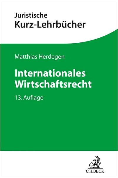 Produktbild: Internationales Wirtschaftsrecht