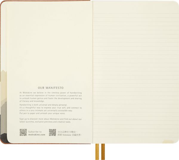 Produktbild: Moleskine Der Herr der Ringe Notizbuch Frodo Sam limitierte Ausgabe, L/A5, liniert, fester Einband