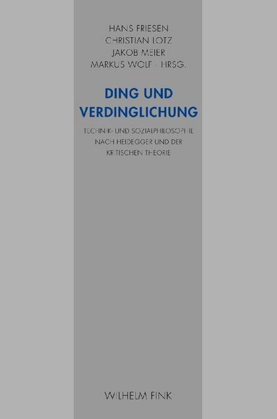 Produktbild: Ding und Verdinglichung