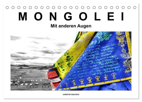 Produktbild: Mongolei &ndash; Mit anderen Augen (Tischkalender 2026 DIN A5 quer), CALVENDO Monatskalender