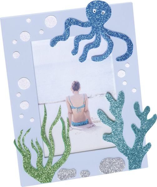 Produktbild: Folia Moosgummi GLITTER/BASIC 20x29cm 10 Blatt farbig