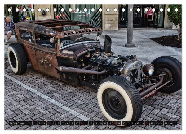 Produktbild: American Hot Rod (Tischkalender 2026 DIN A5 quer), CALVENDO Monatskalender