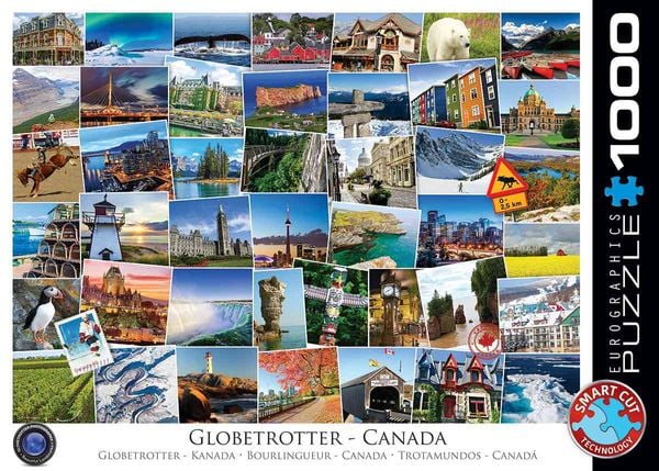 Eurographics 6000-0780 - Globetrotter Kanada , Puzzle, 1.000 Teile