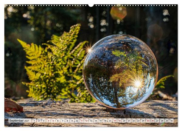 Produktbild: Faszination Glaskugel (hochwertiger Premium Wandkalender 2027 DIN A2 quer), Kunstdruck in Hochglanz