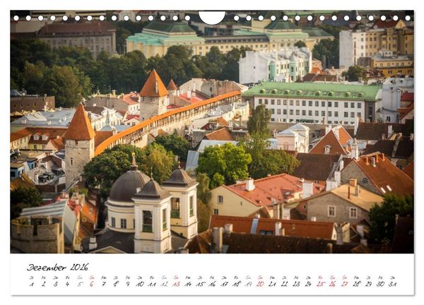 Produktbild: Tallinn Altstadt (Wandkalender 2026 DIN A4 quer), CALVENDO Monatskalender