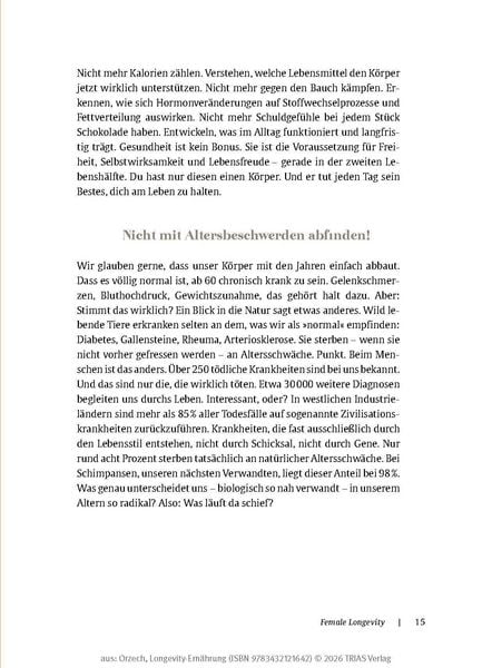 Produktbild: Longevity-Ern&auml;hrung