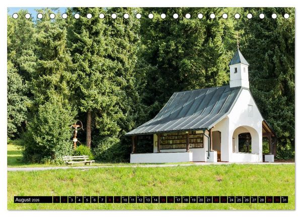 Produktbild: Bayerische Landschaften - Ein Streifzug durch das Dachauer Land (Tischkalender 2026 DIN A5 quer), CALVENDO Monatskalender