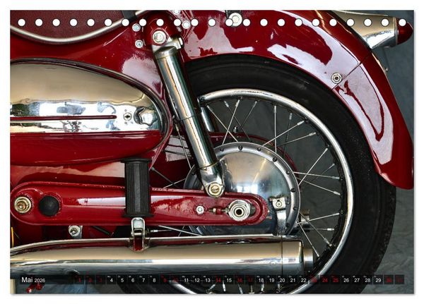 Produktbild: Puch 250 SGS Motorrad - Oldie aus &Ouml;sterreich (Tischkalender 2026 DIN A5 quer), CALVENDO Monatskalender