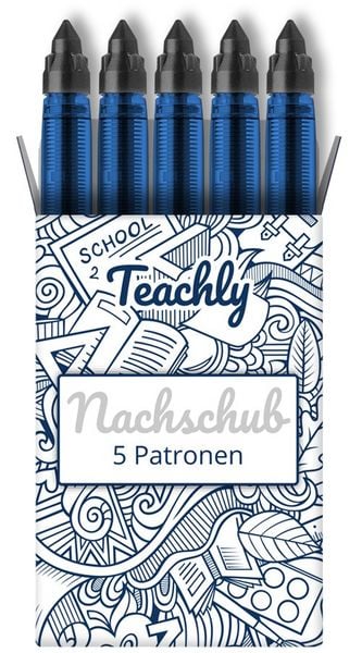 Produktbild: Teachly Nachschub Patrone 5er Set Schwarz