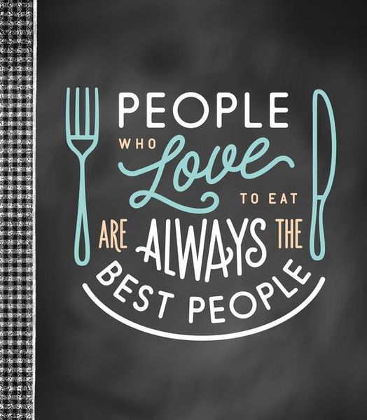 Produktbild: Small Recipe Binder - People Who Love to Eat Are Always the Best People