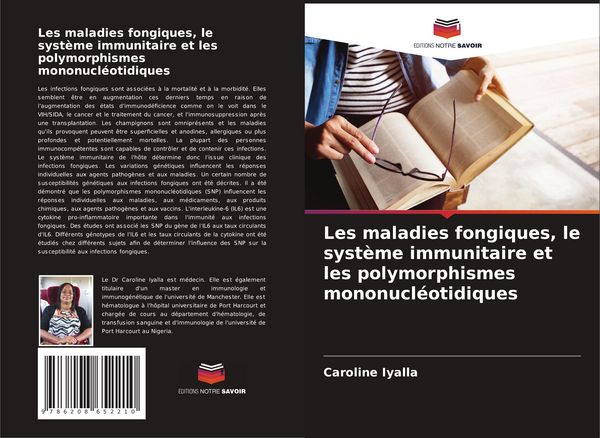 Produktbild: Les maladies fongiques, le syst&egrave;me immunitaire et les polymorphismes mononucl&eacute;otidiques