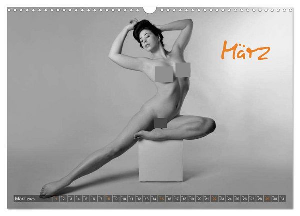 Produktbild: Erotik Fotoart Klassische Aktfotografie (Wandkalender 2026 DIN A3 quer), CALVENDO Monatskalender