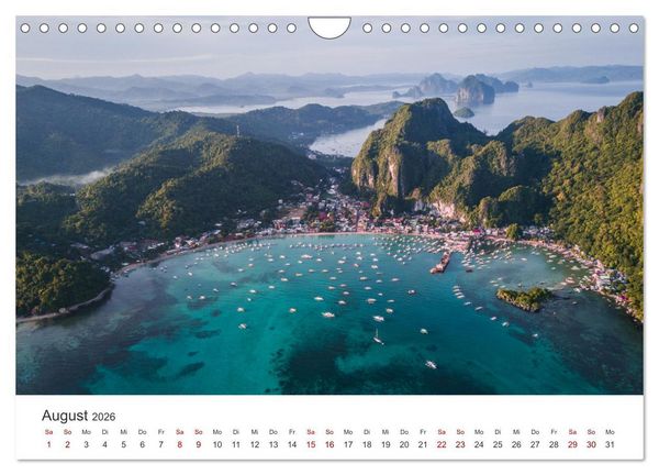 Produktbild: Philippinen - Eine Reise ins Paradies. (Wandkalender 2026 DIN A4 quer), CALVENDO Monatskalender