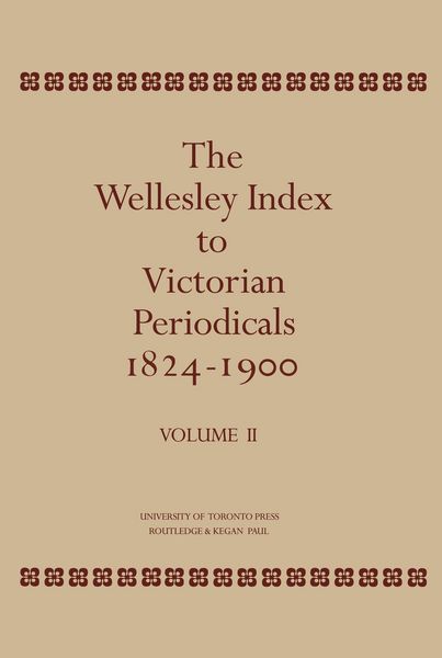 Produktbild: The Wellesley Index to Victorian Periodicals 1824-1900