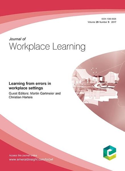 Produktbild: Learning from errors in workplace settings