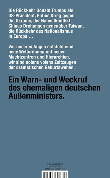 Die Kriege der Gegenwart und der Beginn einer neuen Weltordnung