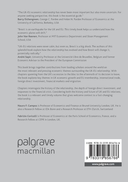 Produktbild: The Economics of UK-EU Relations
