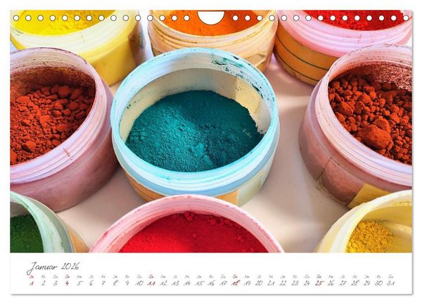 Produktbild: Atelierimpressionen - Des K&uuml;nstlers Handwerkzeug im Portrait (Wandkalender 2026 DIN A4 quer), CALVENDO Monatskalender