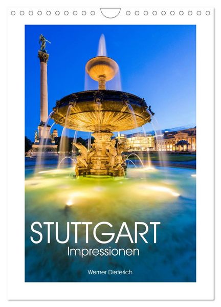 Produktbild: STUTTGART Impressionen (Wandkalender 2026 DIN A4 hoch), CALVENDO Monatskalender