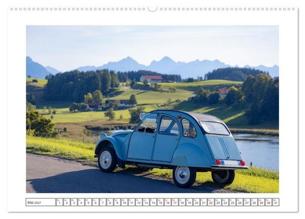 Produktbild: 2CV Pauline (hochwertiger Premium Wandkalender 2027 DIN A2 quer), Kunstdruck in Hochglanz