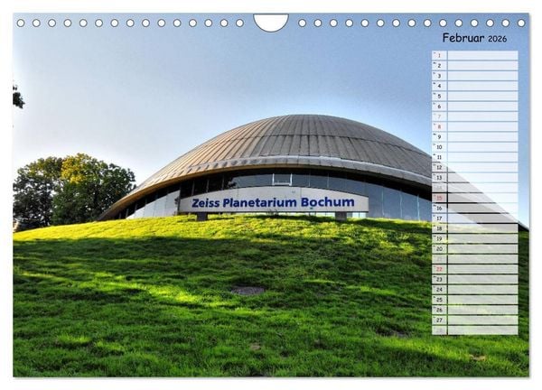 Produktbild: Bochum / Geburtstagskalender (Wandkalender 2026 DIN A4 quer), CALVENDO Monatskalender