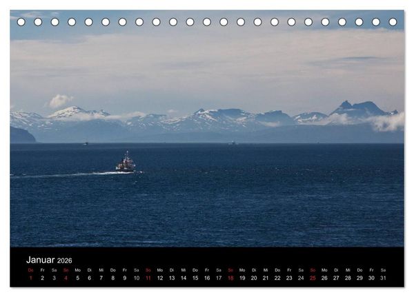 Produktbild: Norwegen - Faszination des Nordens (Tischkalender 2026 DIN A5 quer), CALVENDO Monatskalender