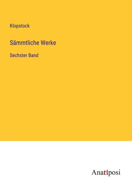 Produktbild: S&auml;mmtliche Werke