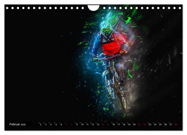 Produktbild: Downhill Explosion (Wandkalender 2026 DIN A4 quer), CALVENDO Monatskalender