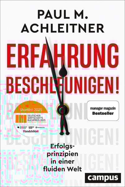 Erfahrung beschleunigen!, Gebundene Ausgabe von Paul M. Achleitner, Campus, 978-3-593-52087-2