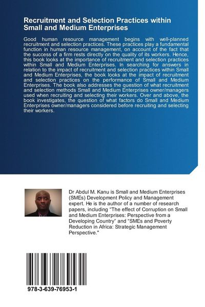 Produktbild: Recruitment and Selection Practices within Small and Medium Enterprises