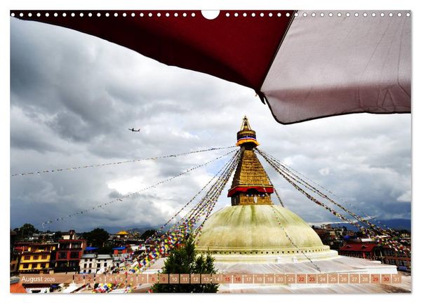 Produktbild: Tsch&ouml;rten, Architektur des Himalaya (Wandkalender 2026 DIN A3 quer), CALVENDO Monatskalender