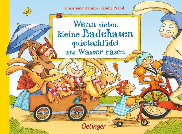 Produktbild: Wenn sieben kleine Badehasen quietschfidel ans Wasser rasen