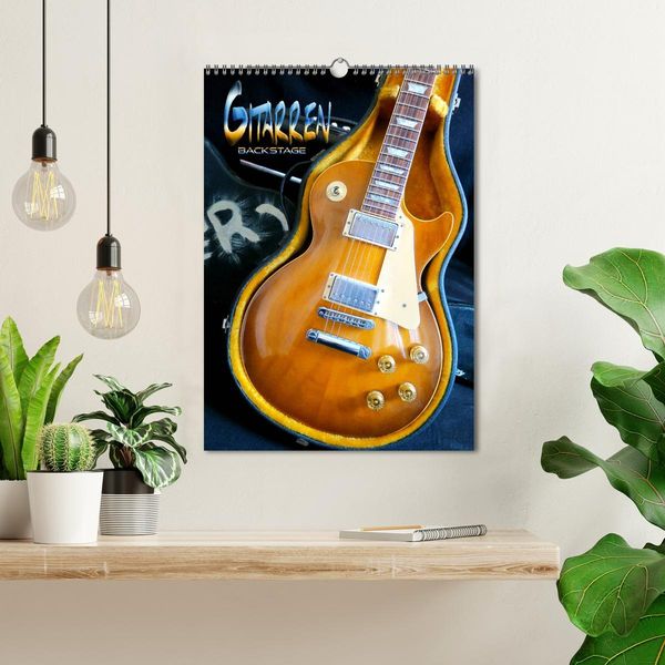 Produktbild: Gitarren backstage (Wandkalender 2026 DIN A3 hoch), CALVENDO Monatskalender