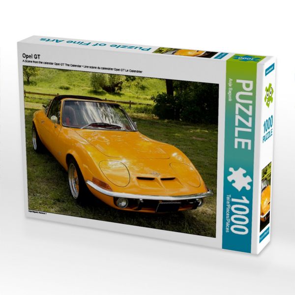 Produktbild: CALVENDO Puzzle Opel GT | 1000 Teile Lege-Gr&ouml;&szlig;e 64x48cm Foto-Puzzle f&uuml;r gl&uuml;ckliche Stunden