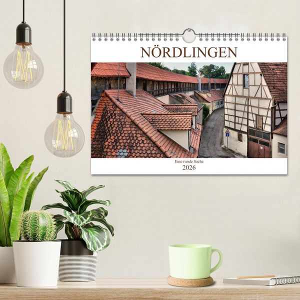 Produktbild: N&ouml;rdlingen - Eine runde Sache (Wandkalender 2026 DIN A4 quer), CALVENDO Monatskalender