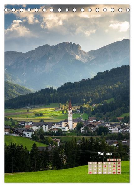Produktbild: Dolomiten, ein Meer aus Bergen by VogtArt (Tischkalender 2026 DIN A5 hoch), CALVENDO Monatskalender