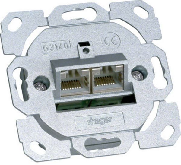 Produktbild: Tehalit Datendose Cat.a G 3140